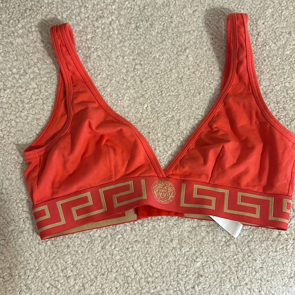 Versace Greca  Logo Bralette